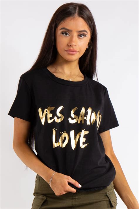 yves saint love t shirt